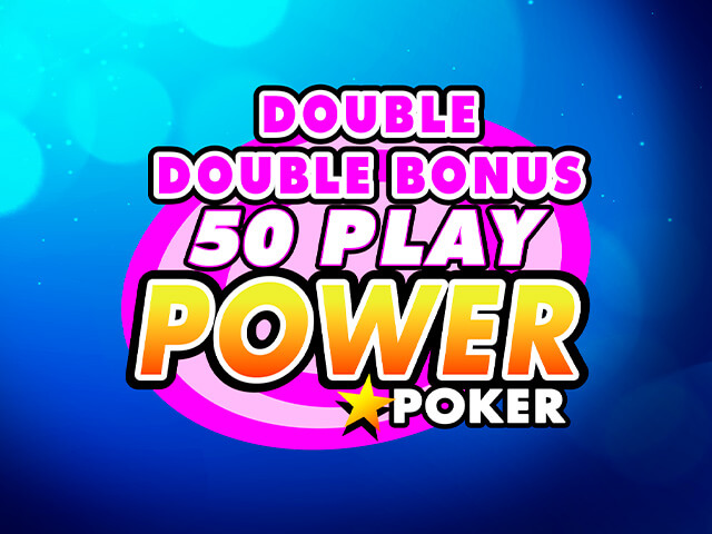 Double Double Bonus - 50 Play Power Poker